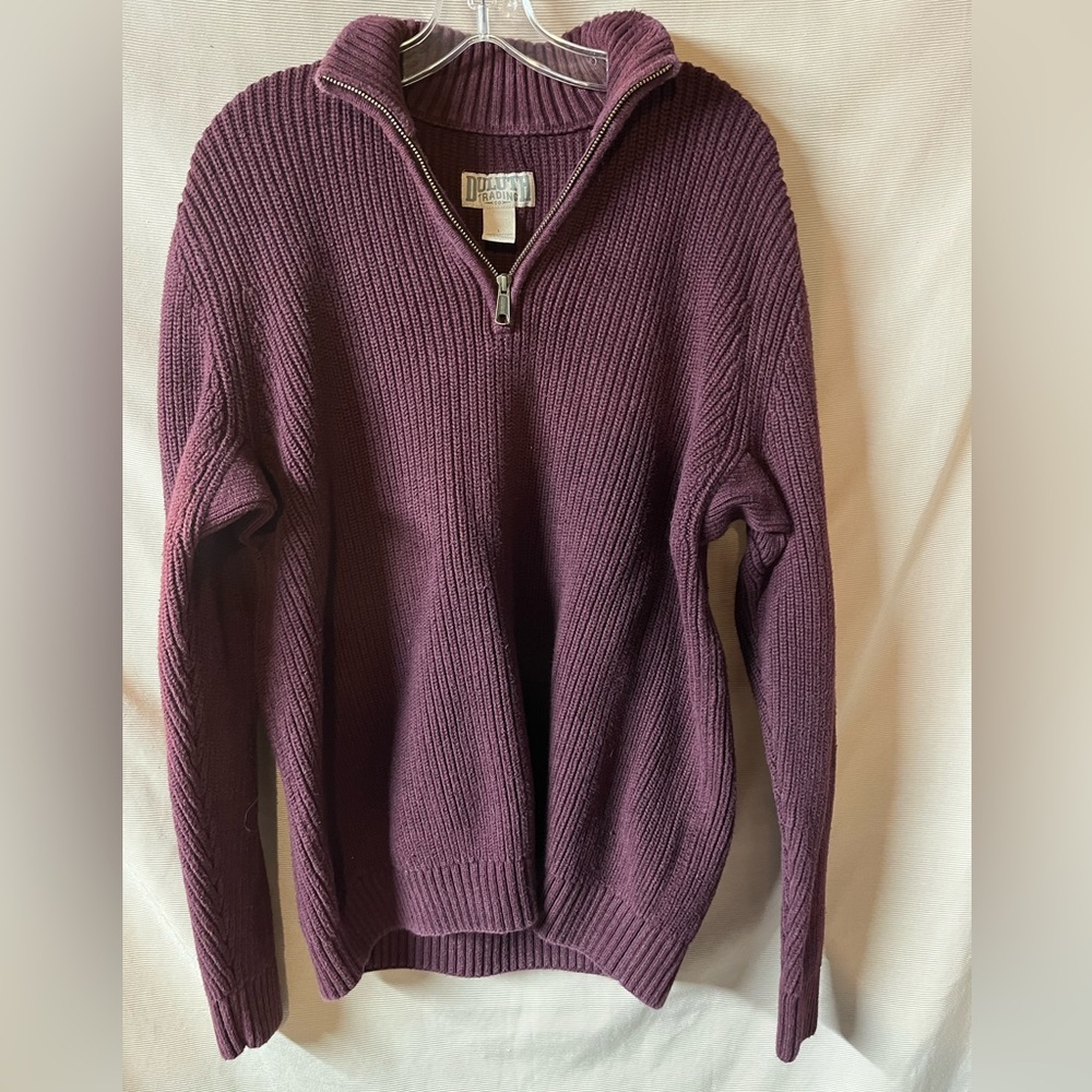 Duluth trading co quarter zip sweater